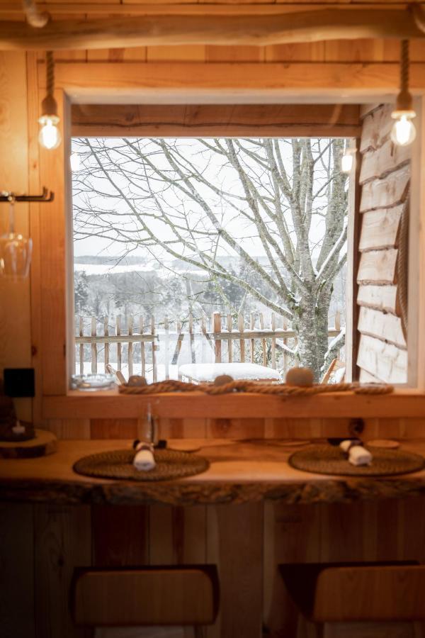 La Cabane Ofuro Villa Celles  Esterno foto