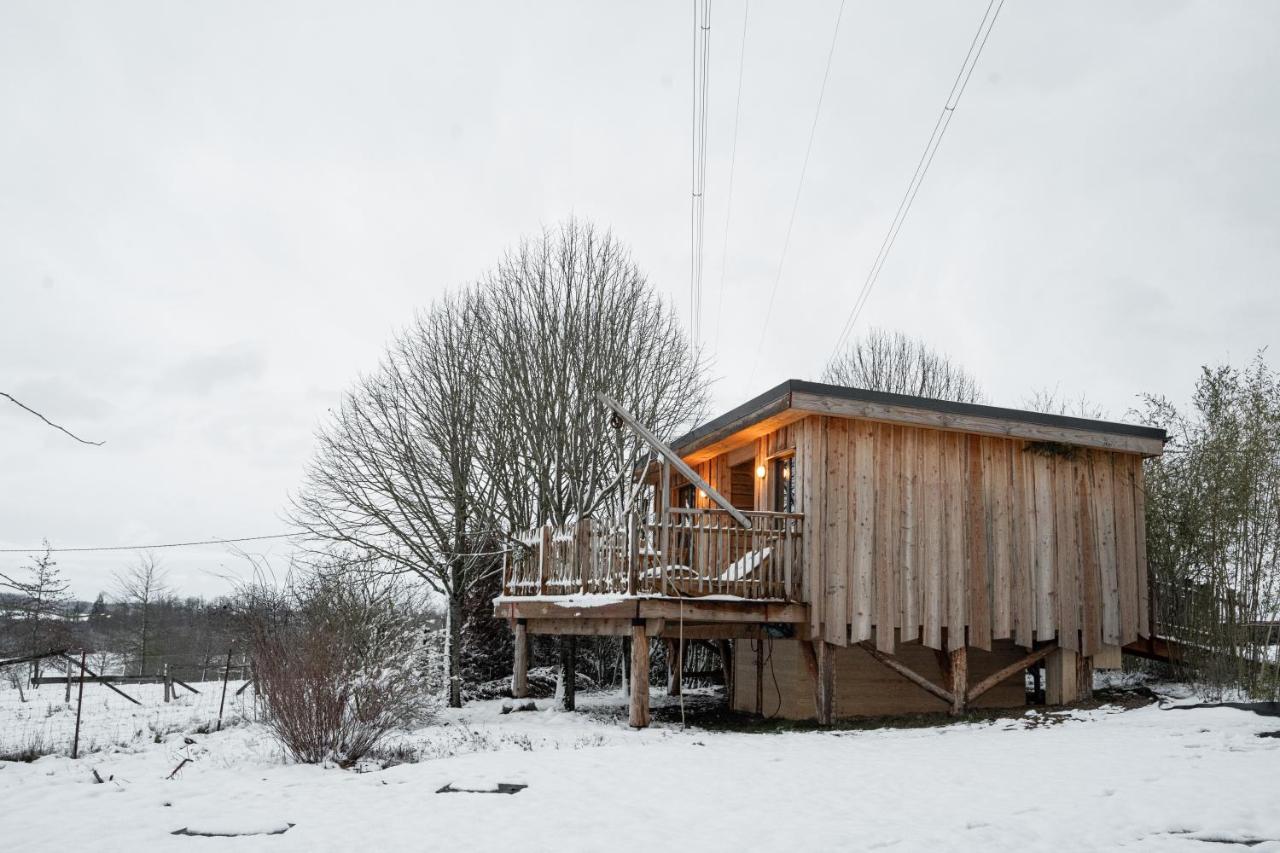 La Cabane Ofuro Villa Celles  Esterno foto
