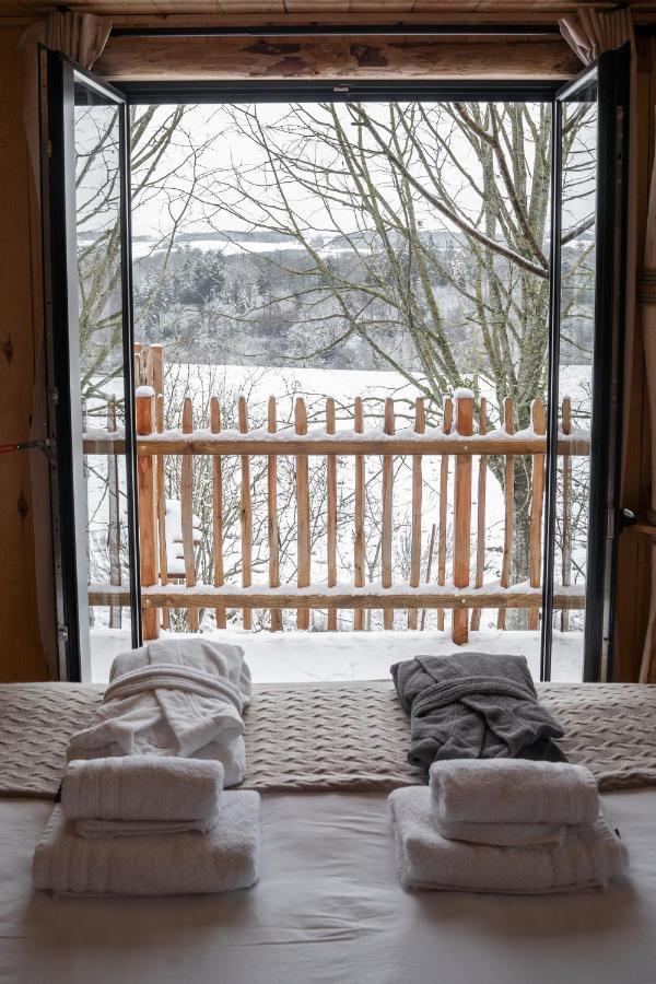La Cabane Ofuro Villa Celles  Esterno foto
