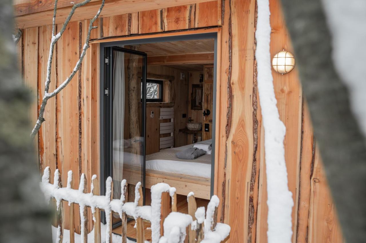 La Cabane Ofuro Villa Celles  Esterno foto