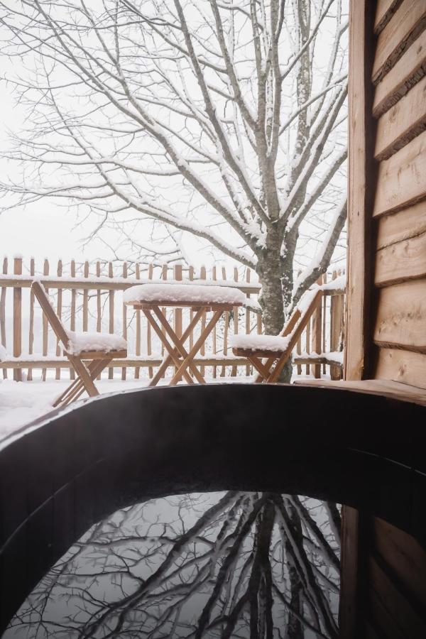 La Cabane Ofuro Villa Celles  Esterno foto